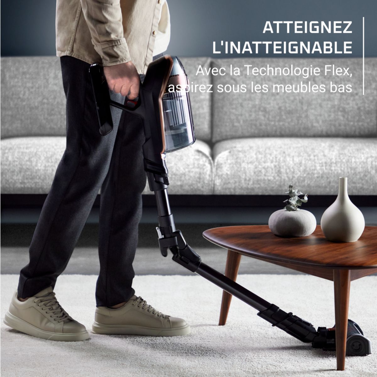 Aspirateur balai X Force Flex 15.60 RH99F3WO couleur unique, ROWENTA