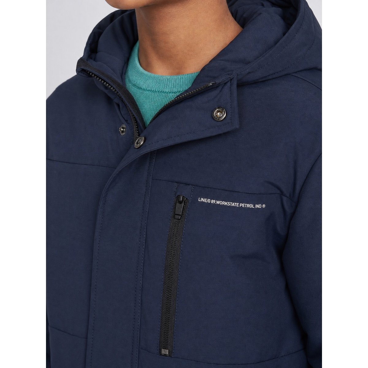 Parka matelassée millport bleu royal navy, PETROL INDUSTRIES