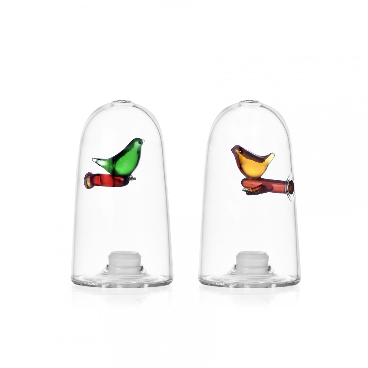 Salière et Poivrière Bird transparent, ICHENDORF