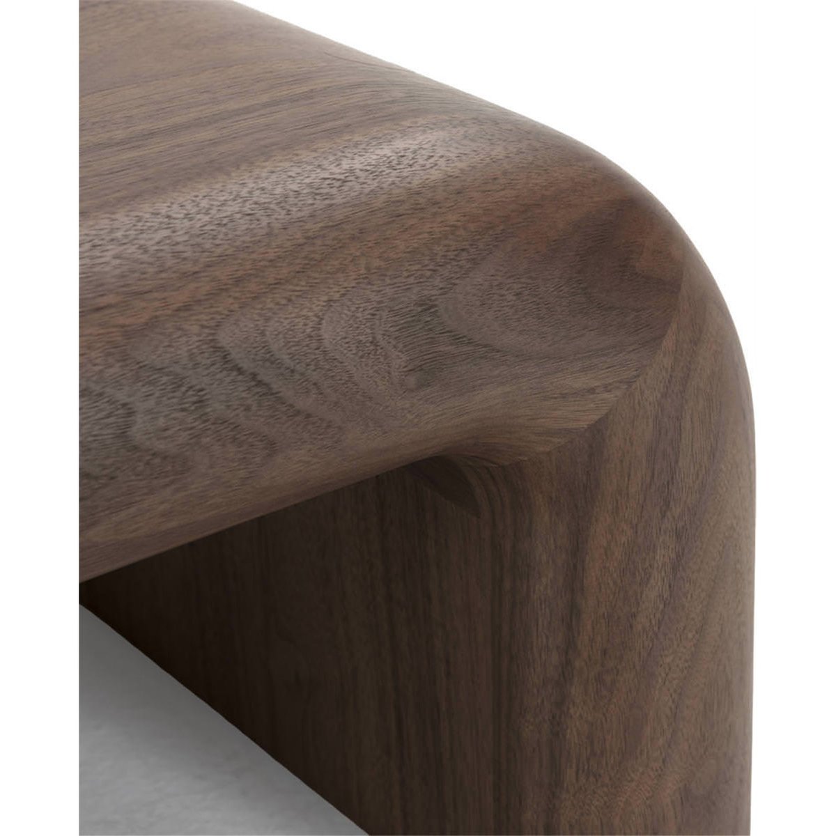Table basse en noyer aux courbes arrondies noyer, RECOLLECTION
