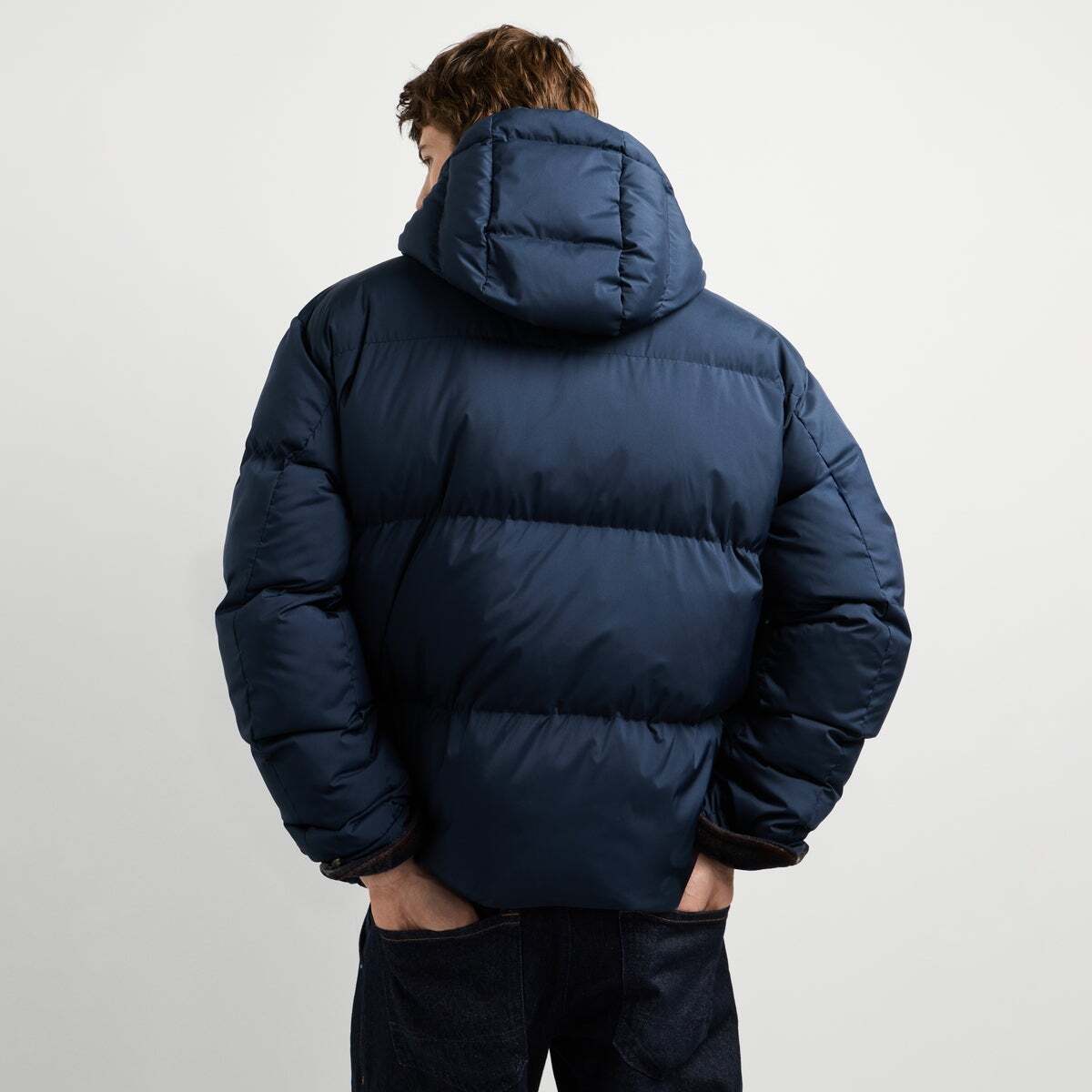 Doudoune Matelassée Avec Capuche bleu dulwich, PEPE JEANS