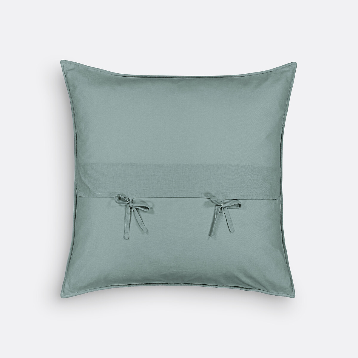 Housse de coussin coton, Zig Zag Scenario céladon, LA REDOUTE INTERIEURS