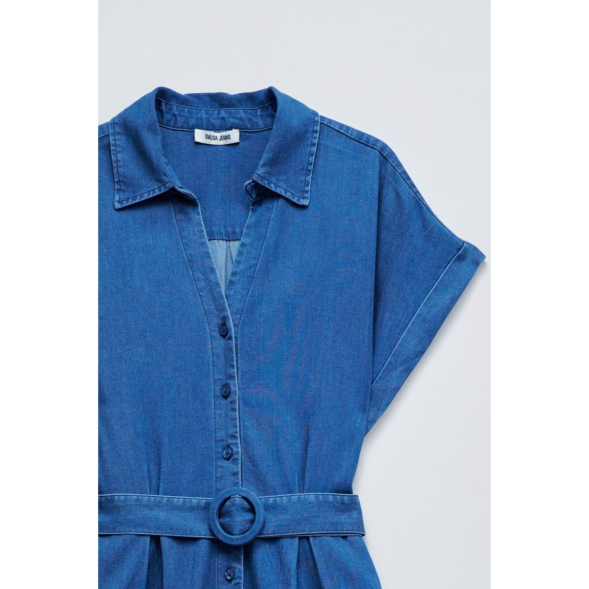 ROBE MIDI EN DENIM bleu denim, SALSA JEANS