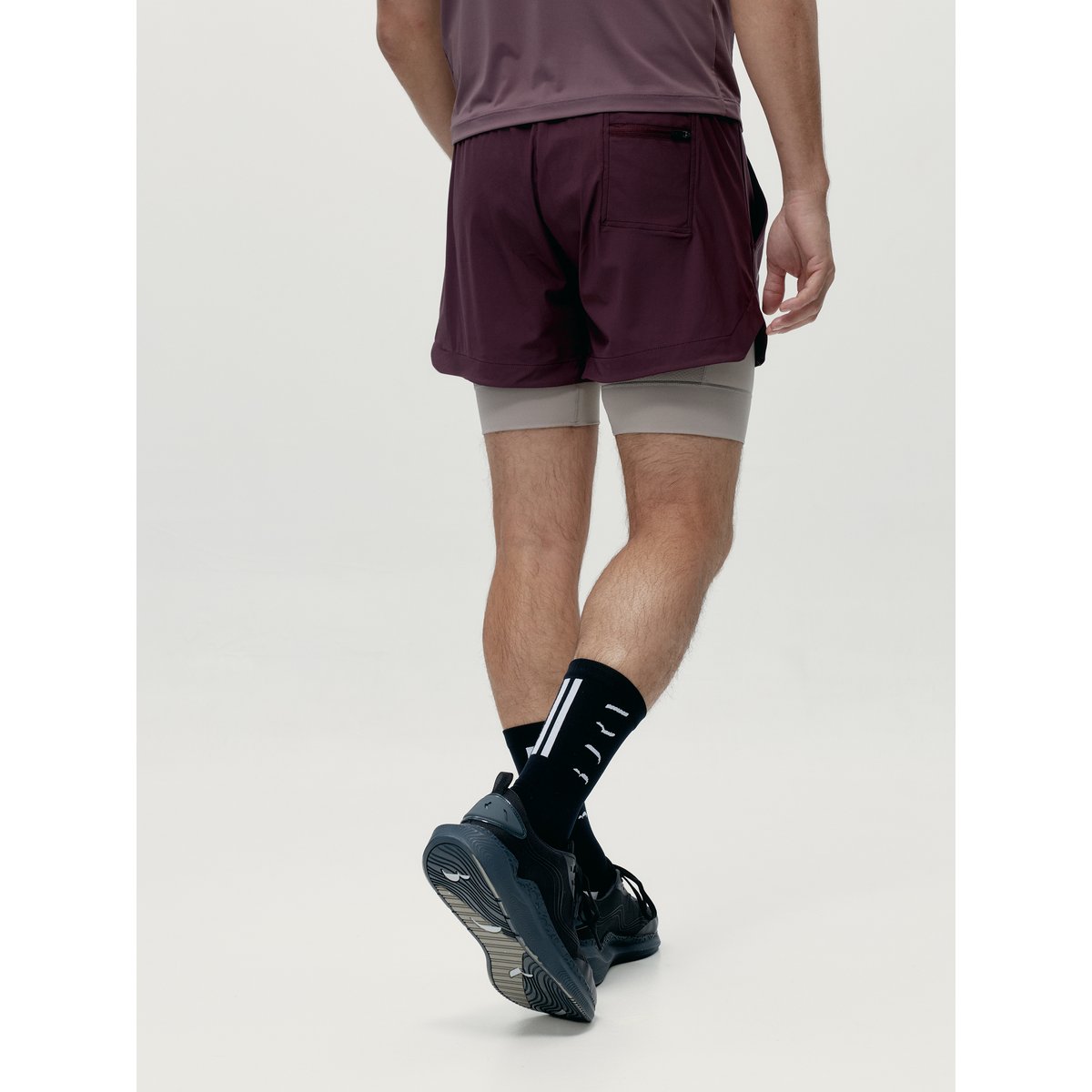Short sport Homme Training Running MASHU bordeaux, BORN