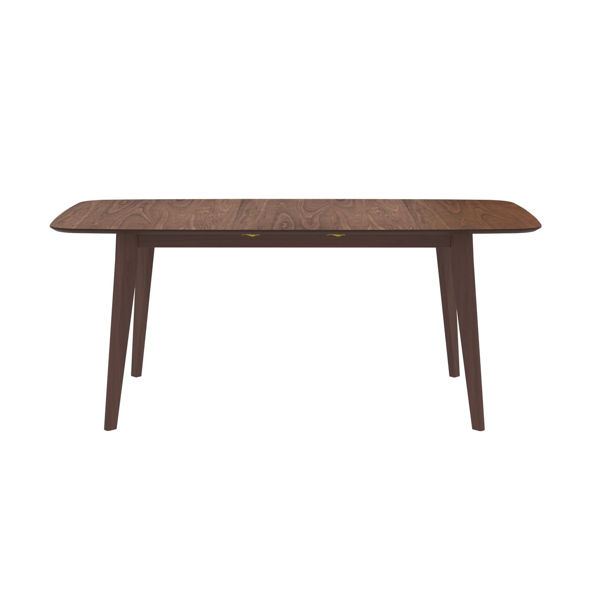 Table rectangulaire 4/6 personnes extensible en bois 150/180 cm - OMAN bois foncé, MAISON PAVANE