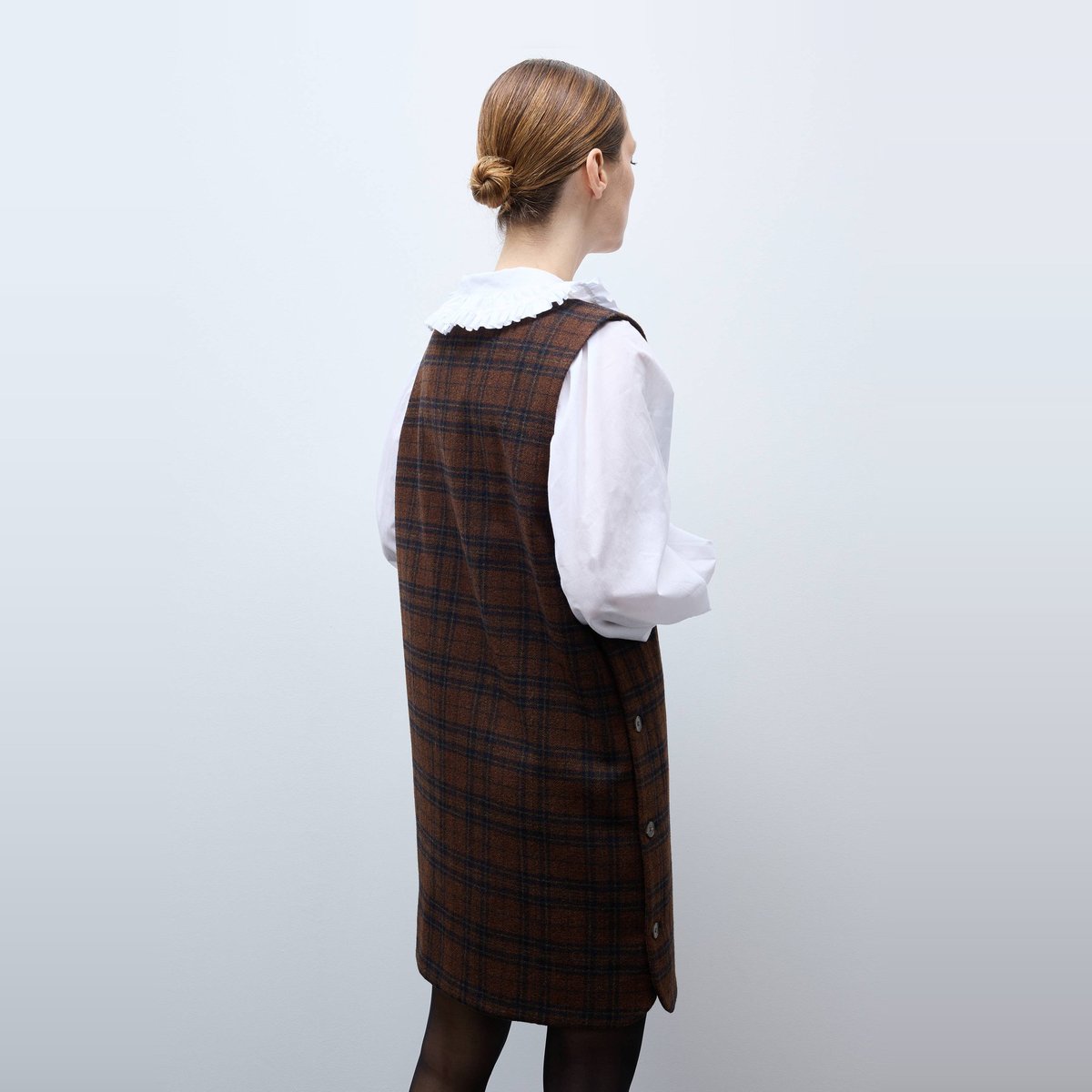 Robe courte sans manches contenant de la laine pudding, MONOPRIX