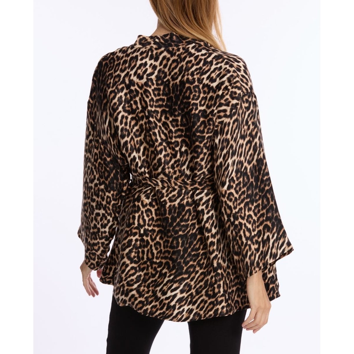 Kimono de grossesse et allaitement Roxane leopard, CACHE COEUR
