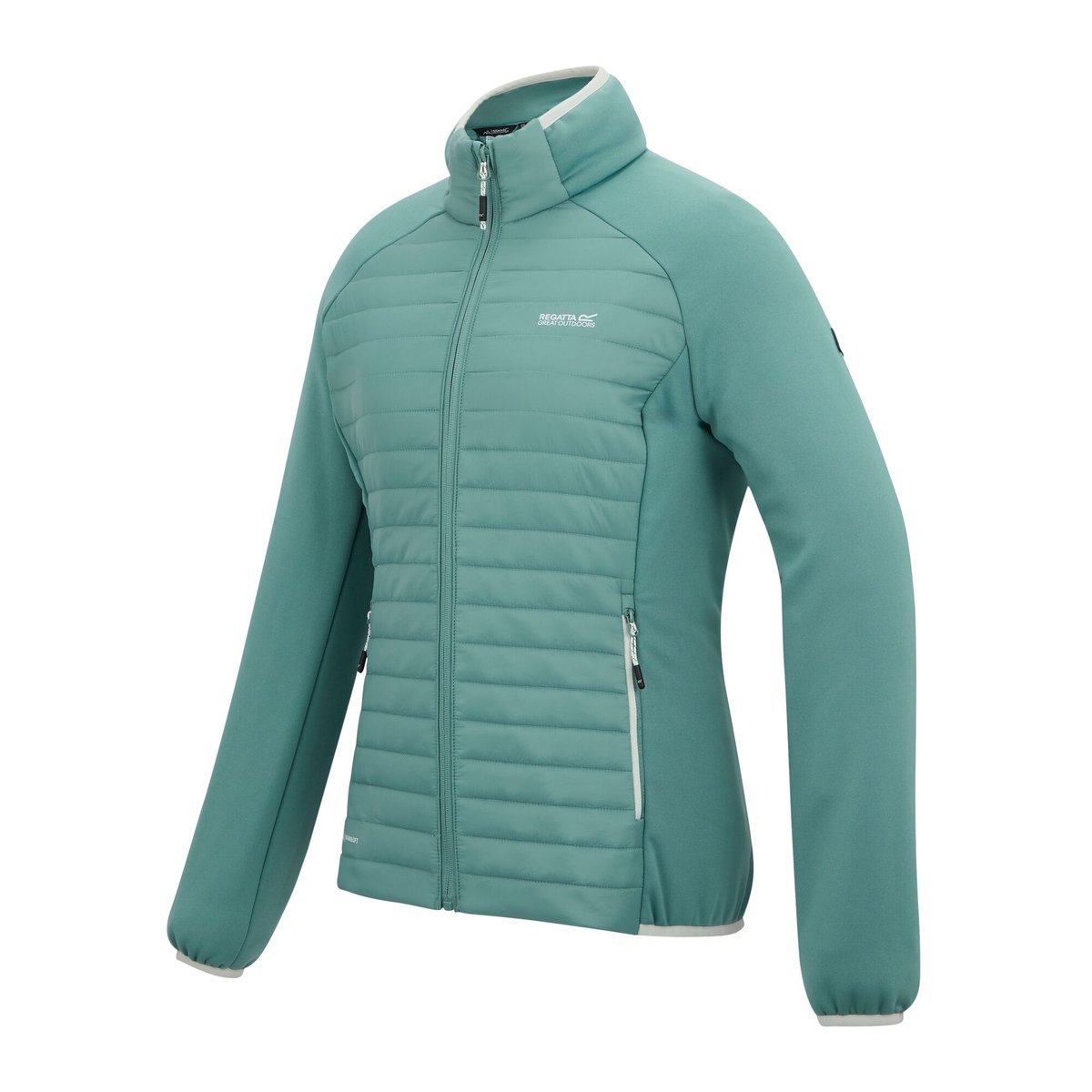 Veste hybride matelassée et compressible CLUMBER turquoise pastel, REGATTA