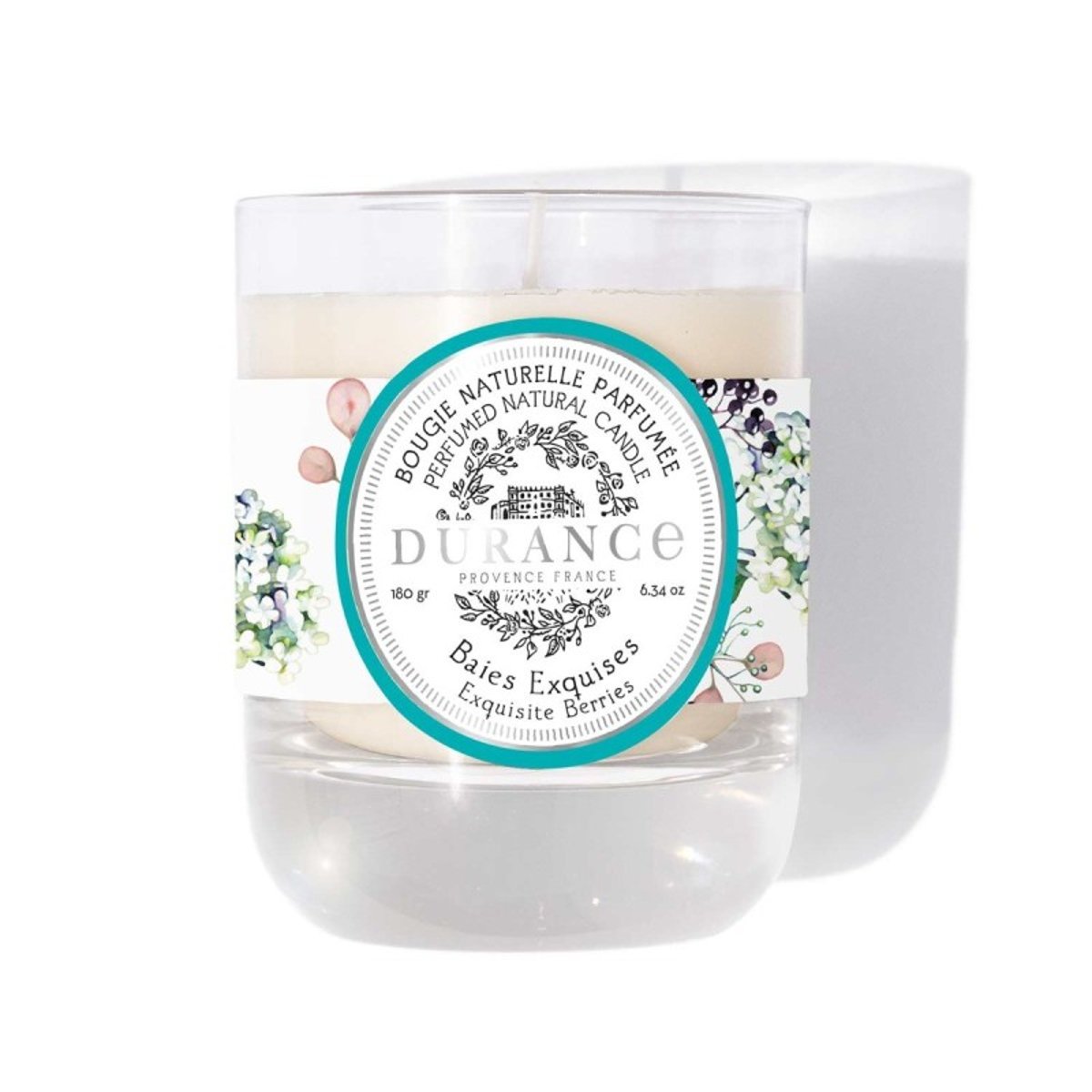 Bougie parfumée BAIES EXQUISES couleur unique, DURANCE