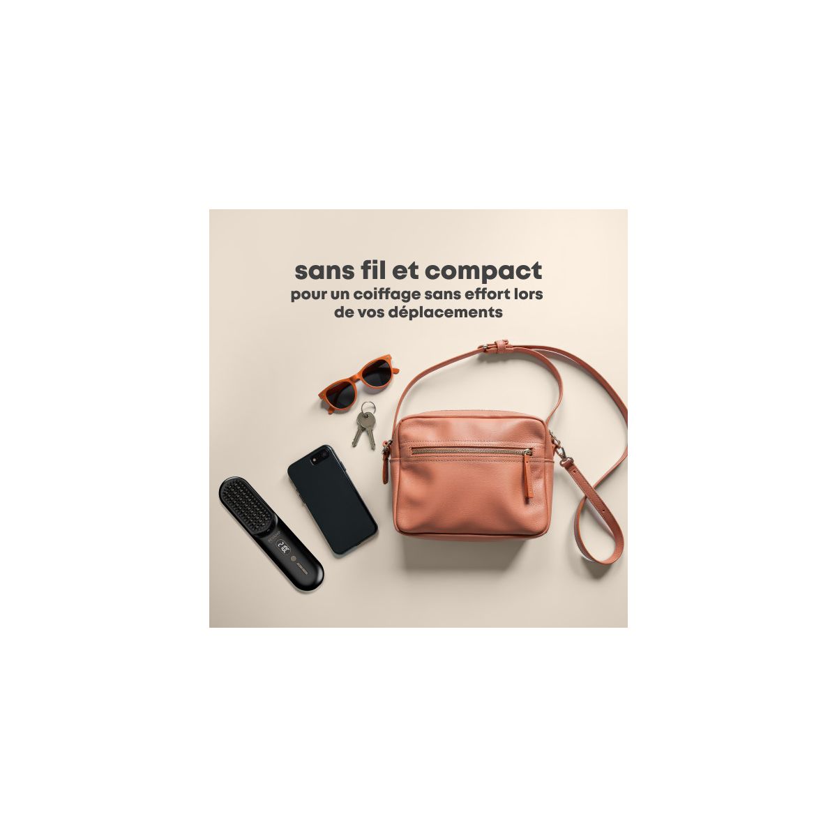 Brosse chauffante Straight & Go couleur unique, REVAMP