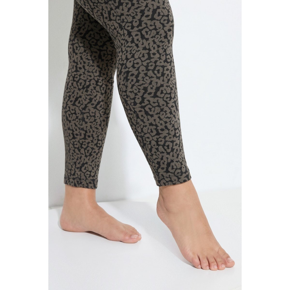 Legging imprimé taupe foncé, ULLA POPKEN