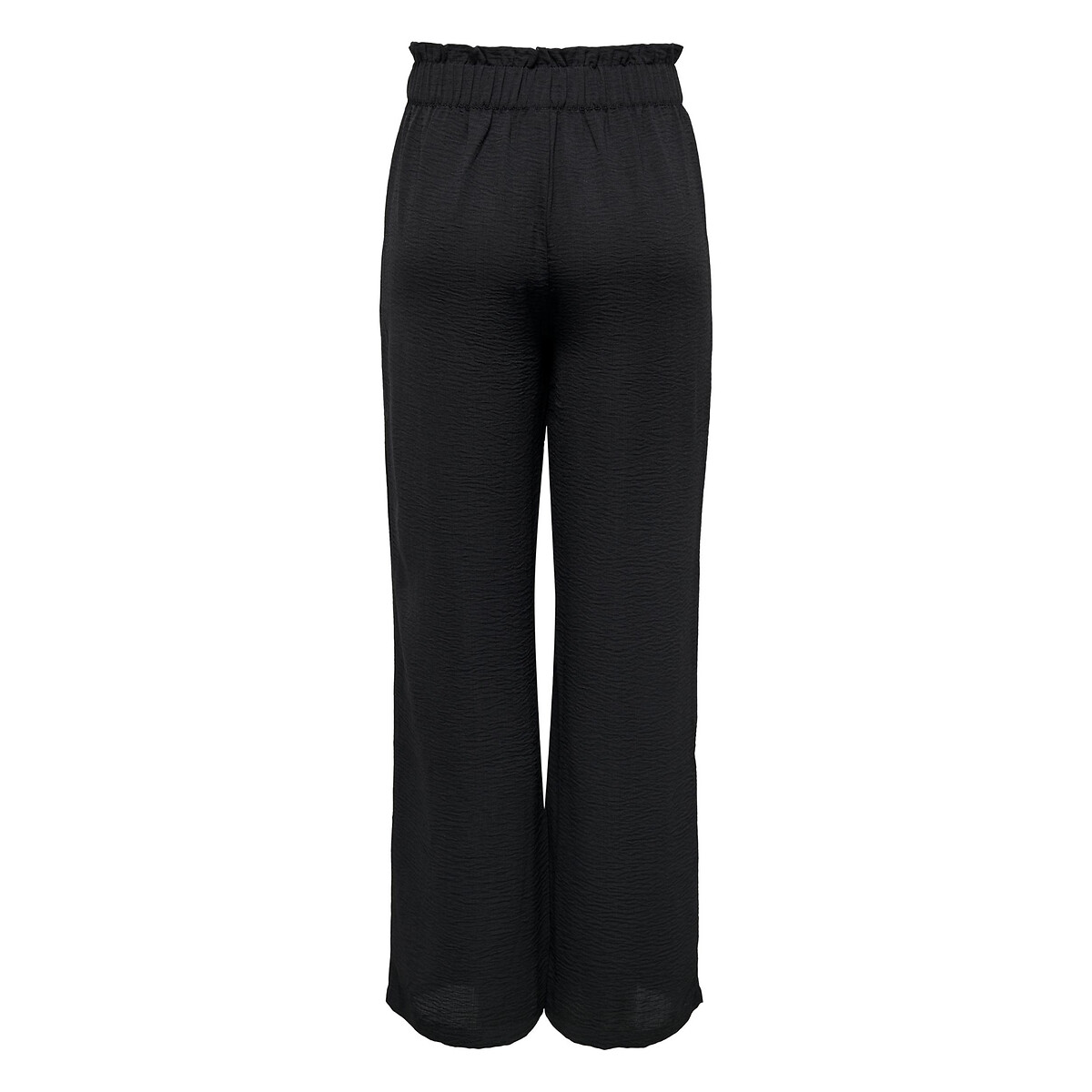Pantalon large, taille haute noir, JDY
