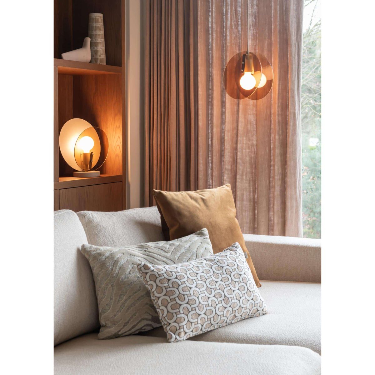 Suspension Métal TOLEDO marron, IT'S ABOUT ROMI