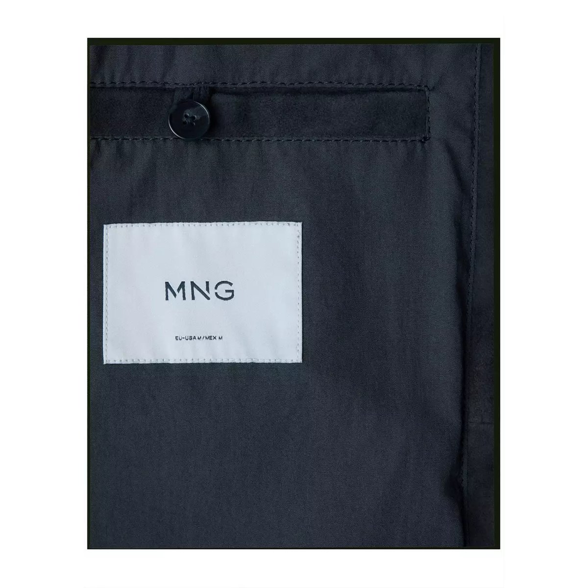 Blouson 100 % cuir daim poches bleu indigo, MANGO MAN