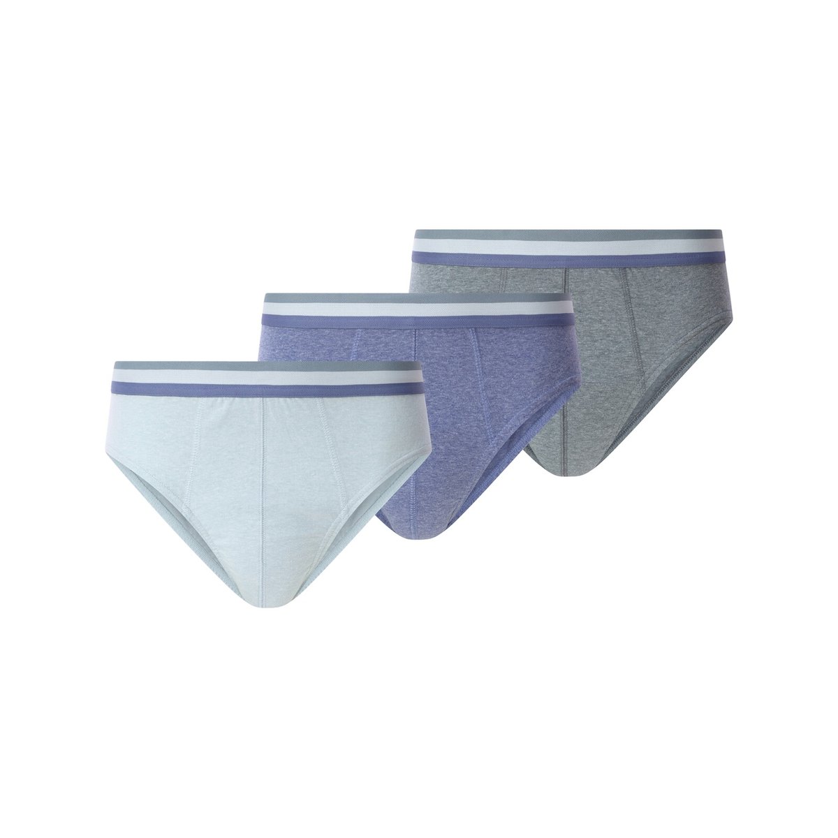 Lot de 3 slips INGVIK bleu, JAN VANDERSTORM