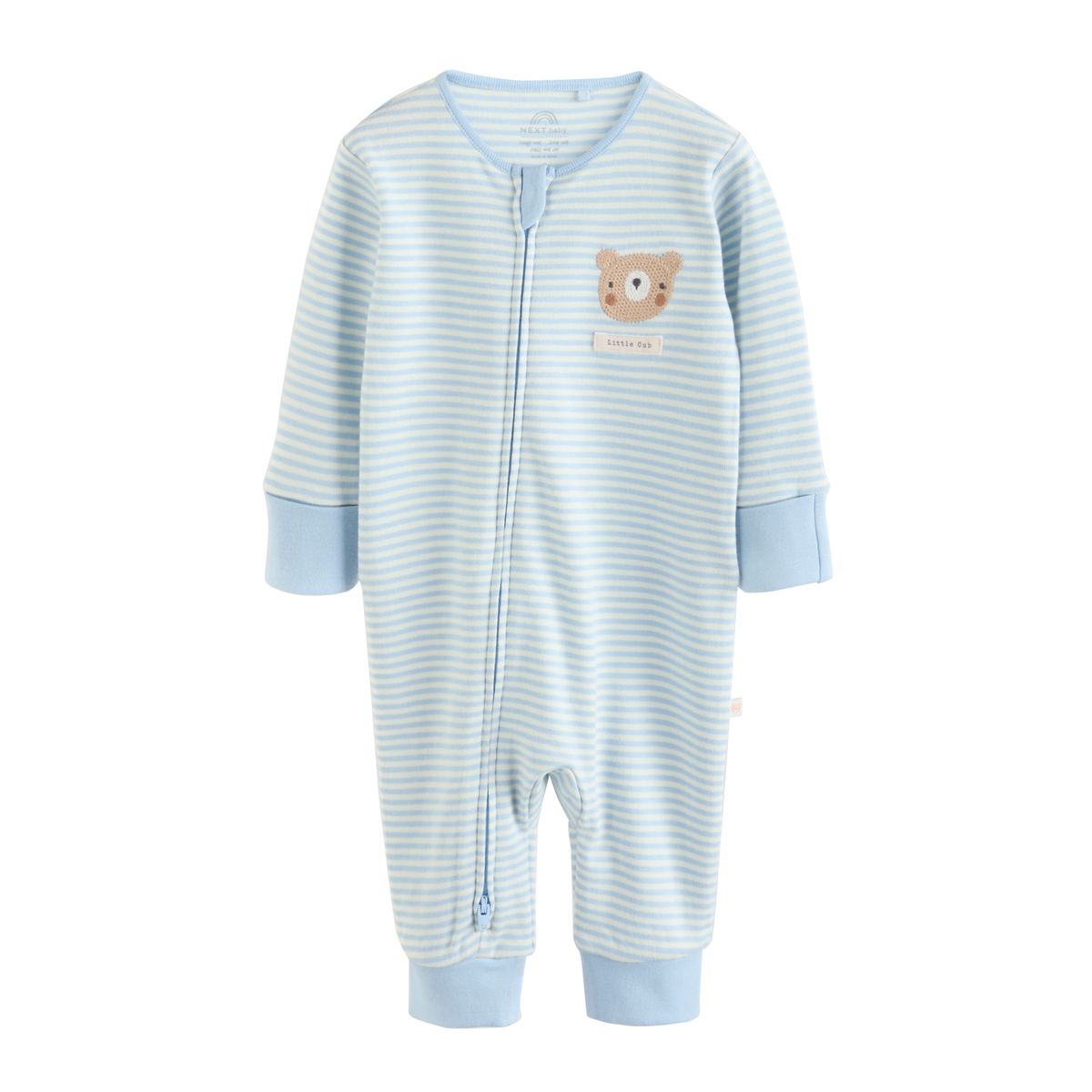Dors-bien à zip double sens bébé, lot de 3 ours bleu, NEXT