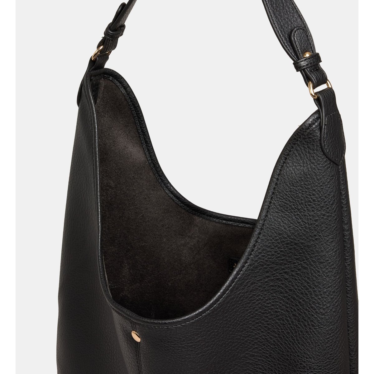 Sac à main eva souple effet grainé noir, GALERIES LAFAYETTE