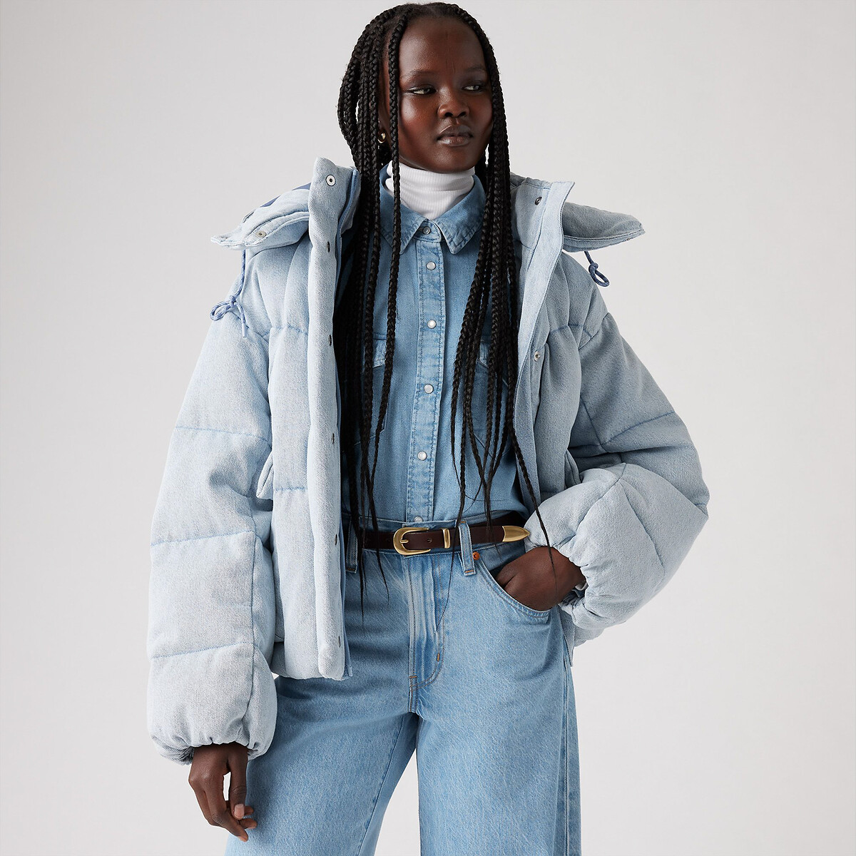 Denim Hooded Padded Jacket celebrate the moment, LEVI'S