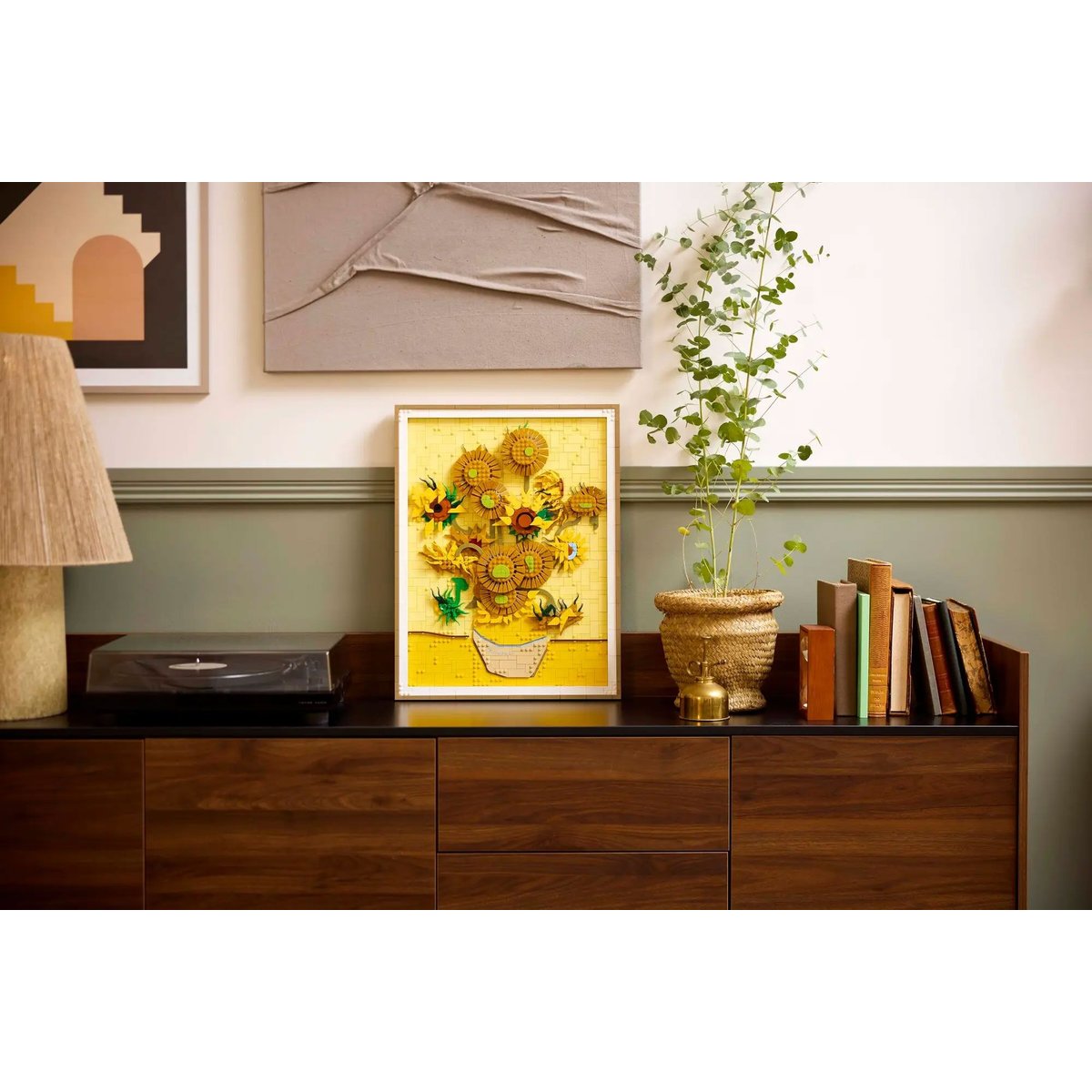 LEGO Art - Vincent van Gogh - Les Tournesols - 31215 : Créez un Chef-d'Oeuvre en Briques jaune, LEGO