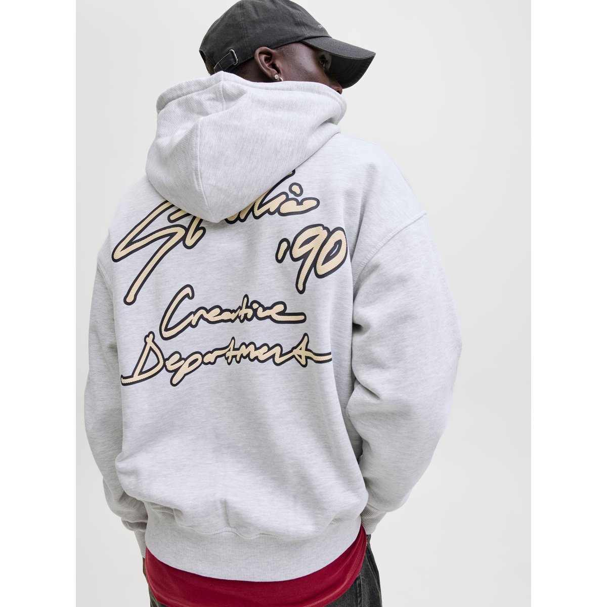 Sweat À Capuche bright white 1, JACK & JONES