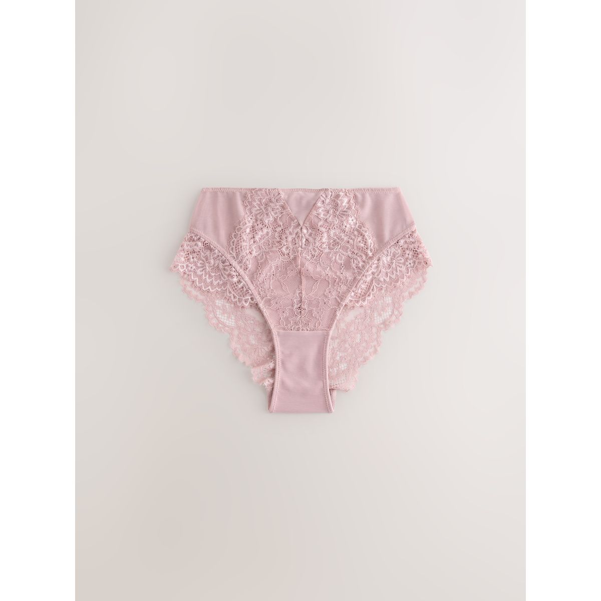 Culotte gainante effet ventre plat, lot de 2 rose poudré/blanc, NEXT