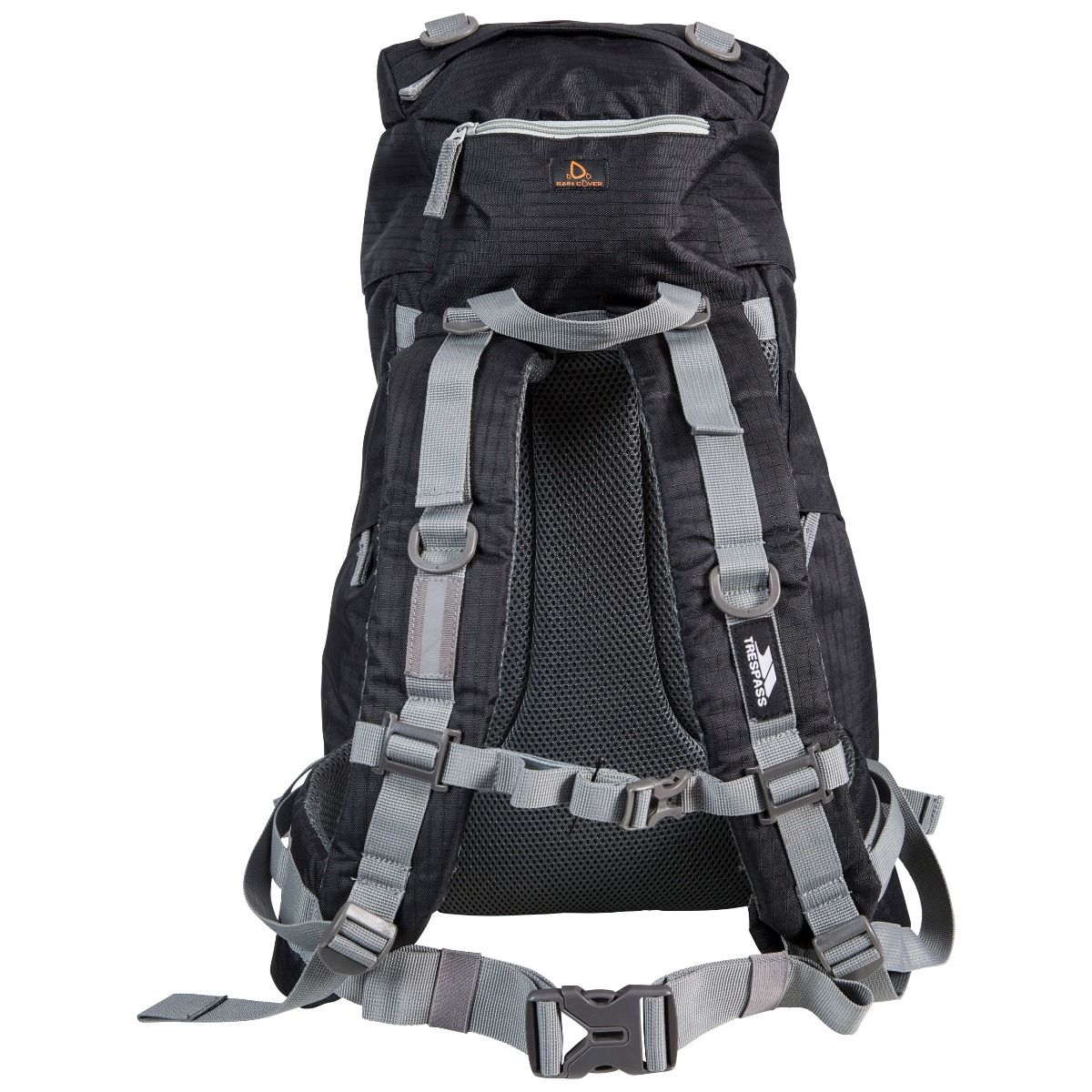 Sac à dos de randonnée TREK gris foncé, TRESPASS