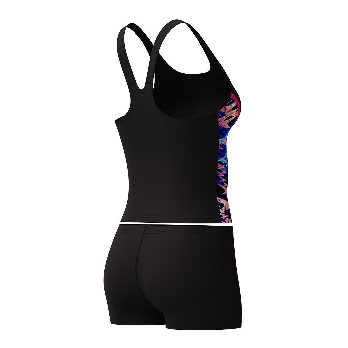 Maillot de bain 2 pièces HYPERBOOM TANKINI imprimé rose, SPEEDO