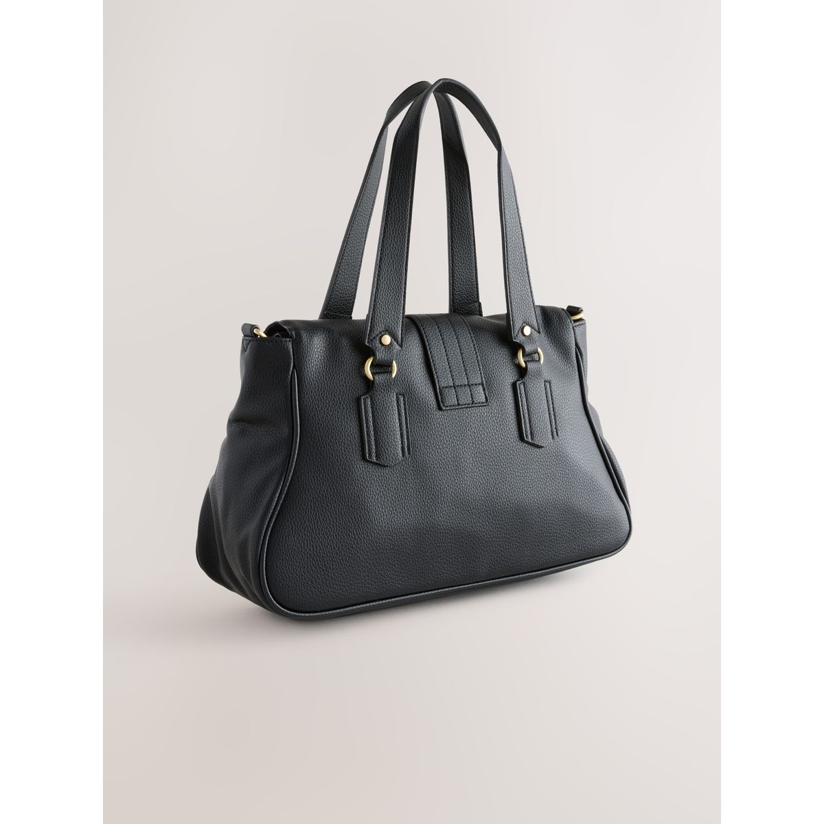 Sac à main avec cadenas noir, NEXT