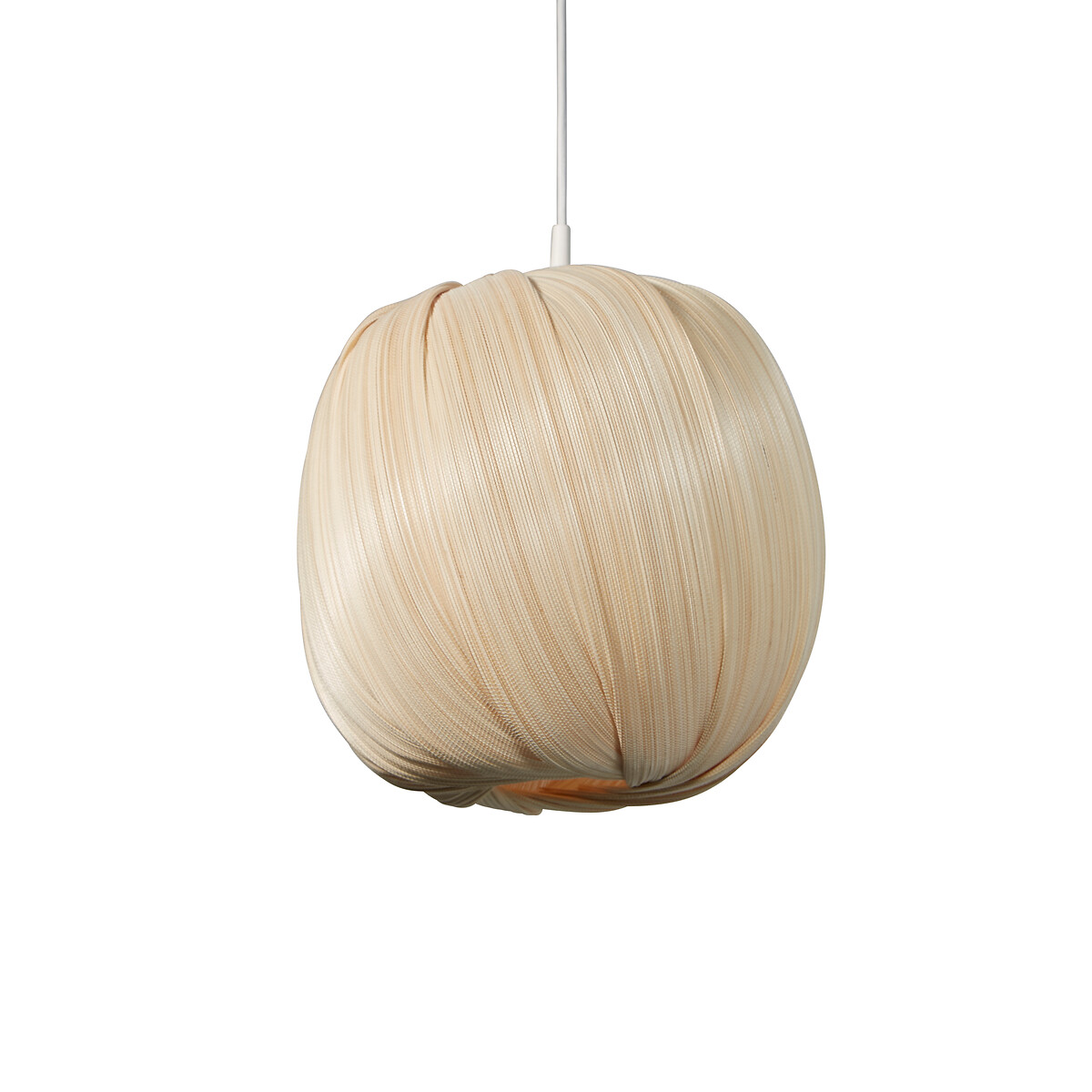 30cm Maple Round Bamboo Lampshade in Natural beige, ÉDITÉ