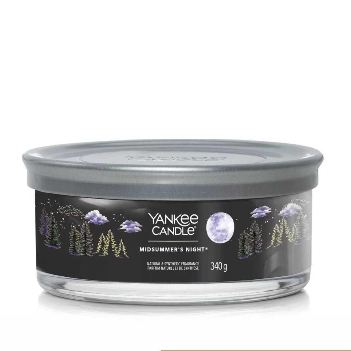 Bougie signature nuit d'été 5 mèches marron, YANKEE CANDLE