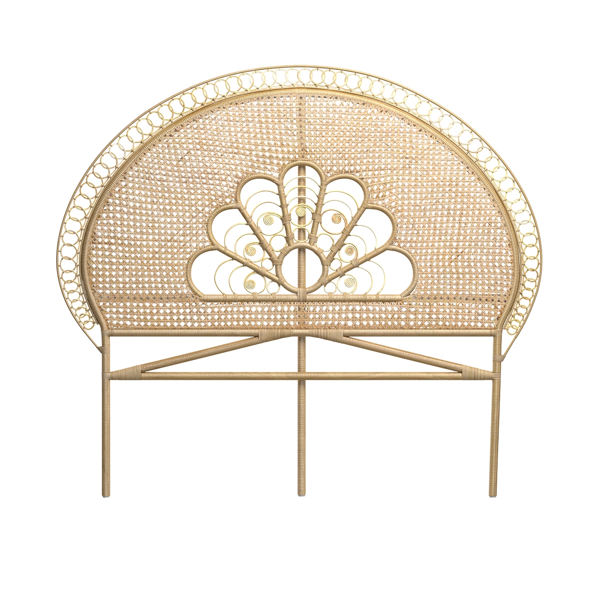 Tête de lit en rotin - GABRIELLA naturel, MAISON PAVANE