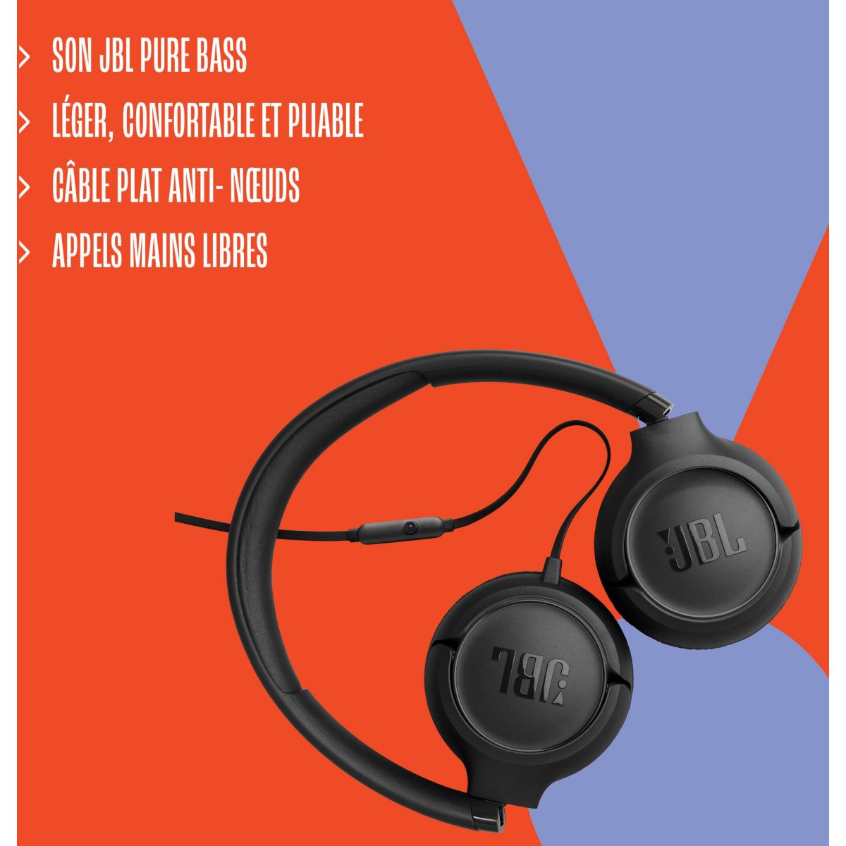 Casque Tune 530 Noir couleur unique, JBL