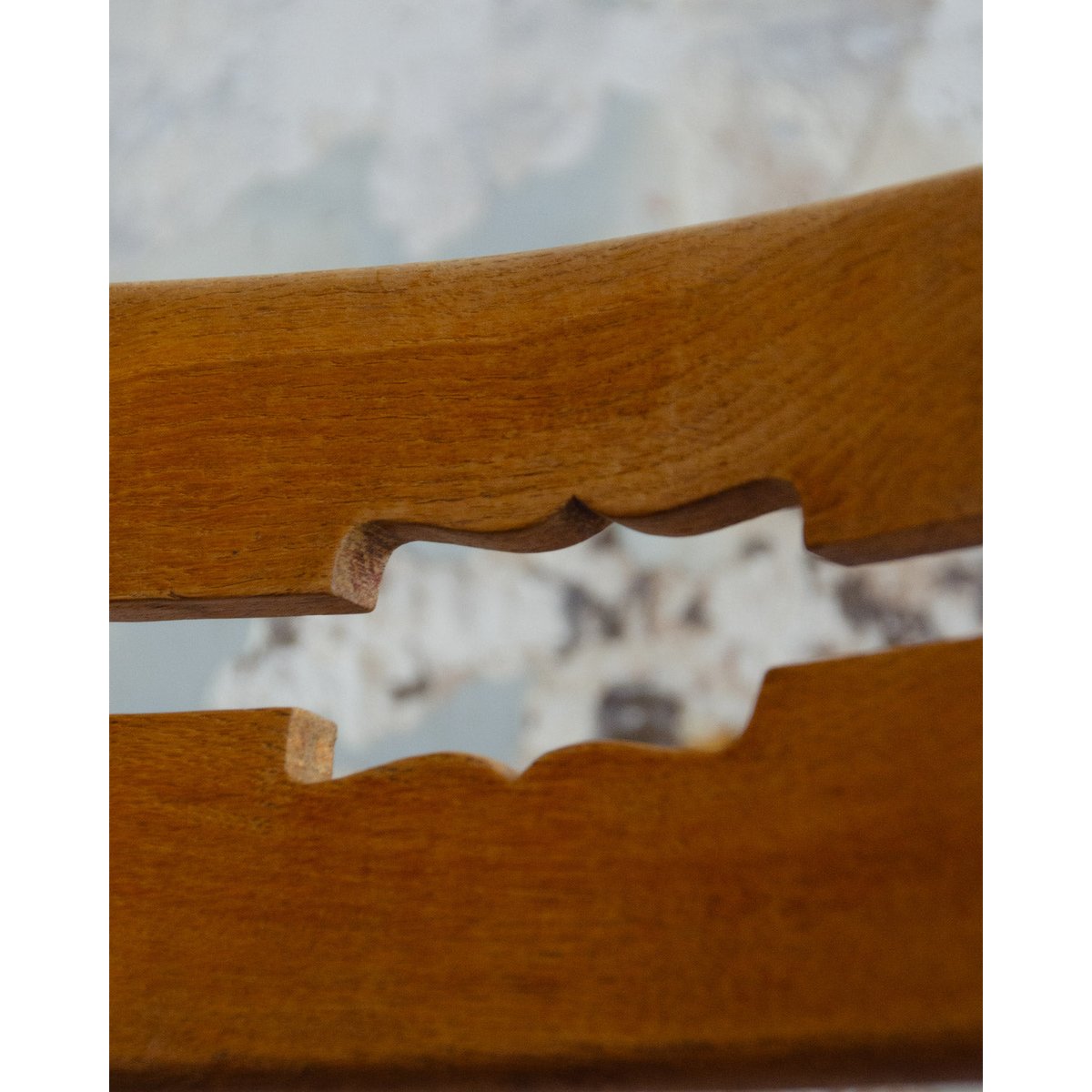 Paire de chaises en cuir camel Alma N°1535 - Bon état camel, DEBONGOUT