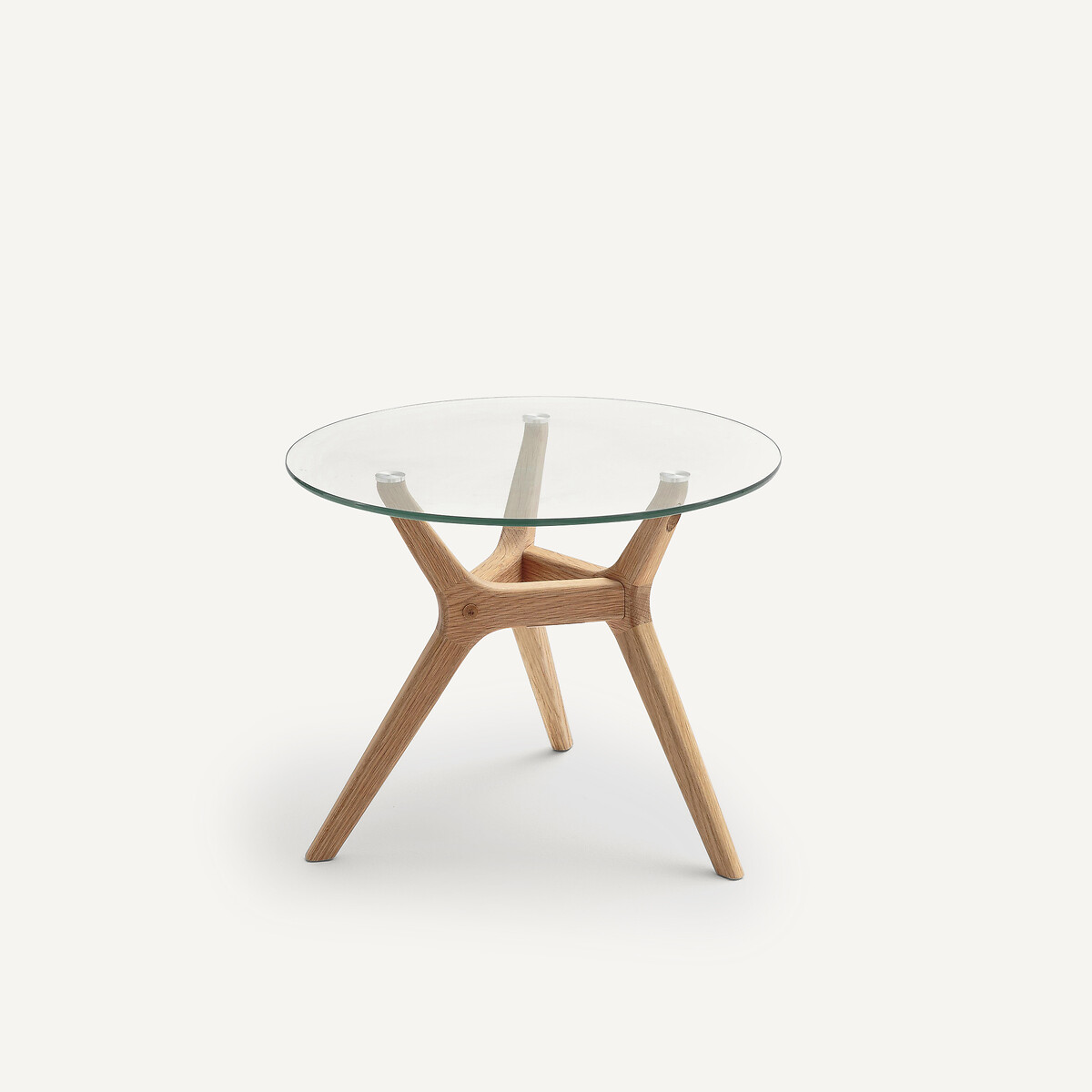 Table basse chêne Ø50 cm, Maricielo chêne naturel, AM.PM