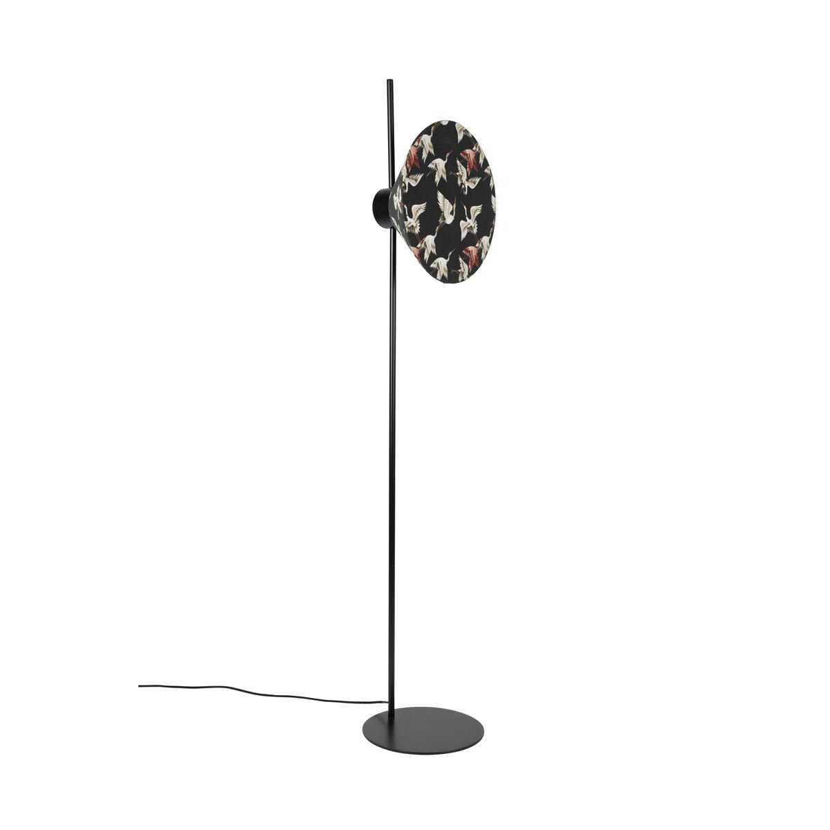 Lampadaire design en métal bohème, JAYLEE noir, BOITE A DESIGN