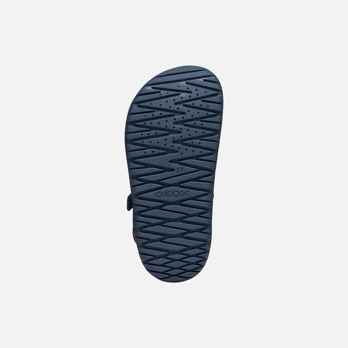 Sandales respirantes Fommiex bleu marine/orange, GEOX