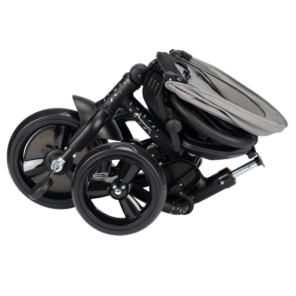Poussette et tricycle bébé 2 en 1 Windy gris, BEBECONFORT
