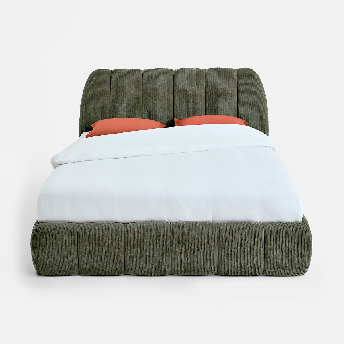 Kastenbett mit Bettkasten, NURIA khaki, LA REDOUTE INTERIEURS
