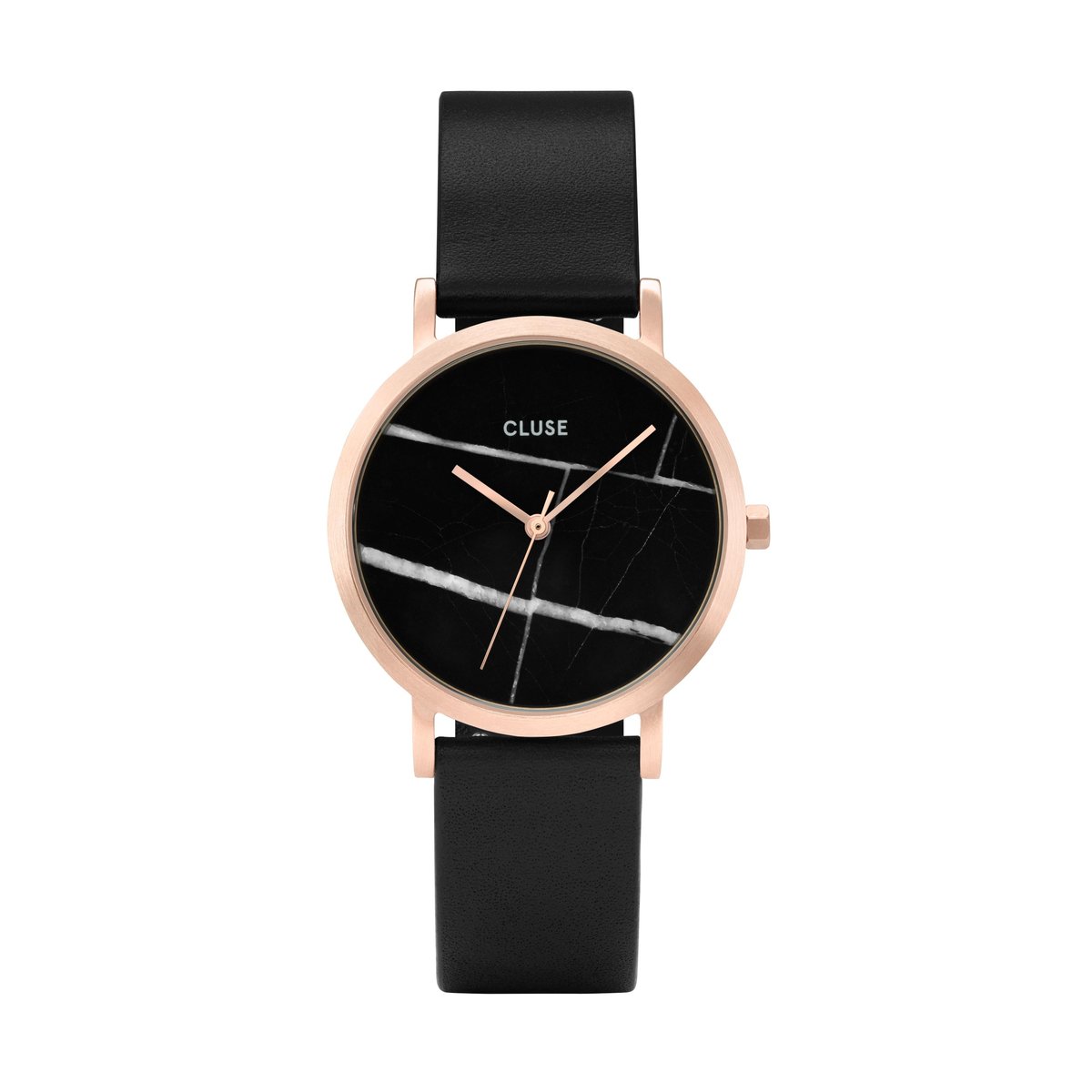 Montre Analogique LA ROCHE PETITE doré rose noir noir, CLUSE