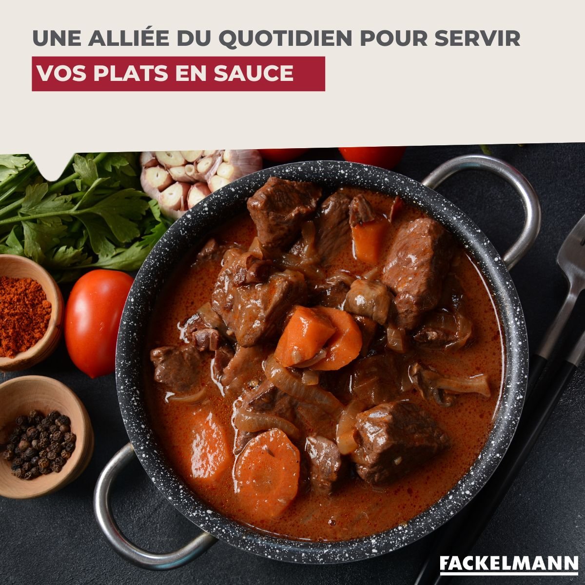 Ensemble de 2 Louches de cuisine inox OXFORD inox, FACKELMANN