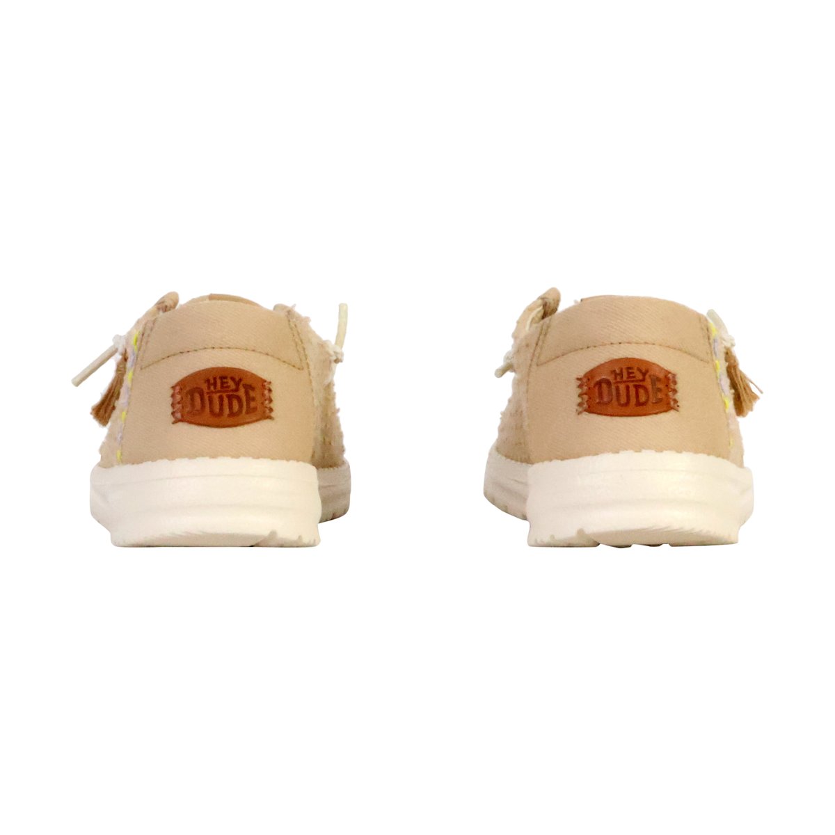 Mocassin à Lacets Wendy Perf Canvas irish crème, HEY
