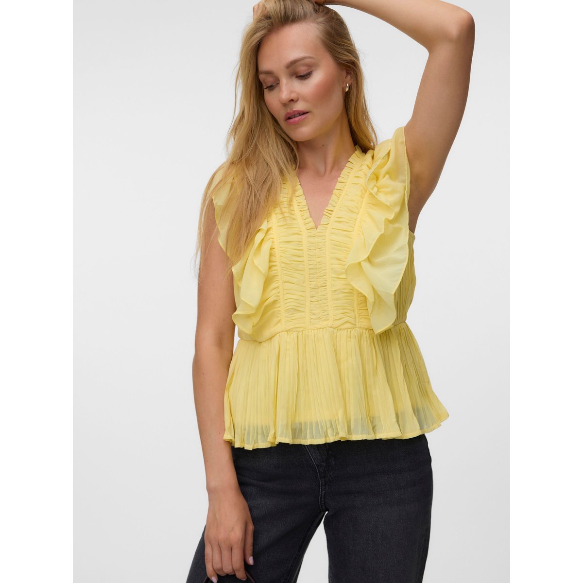 Blouse pale banana, VERO MODA