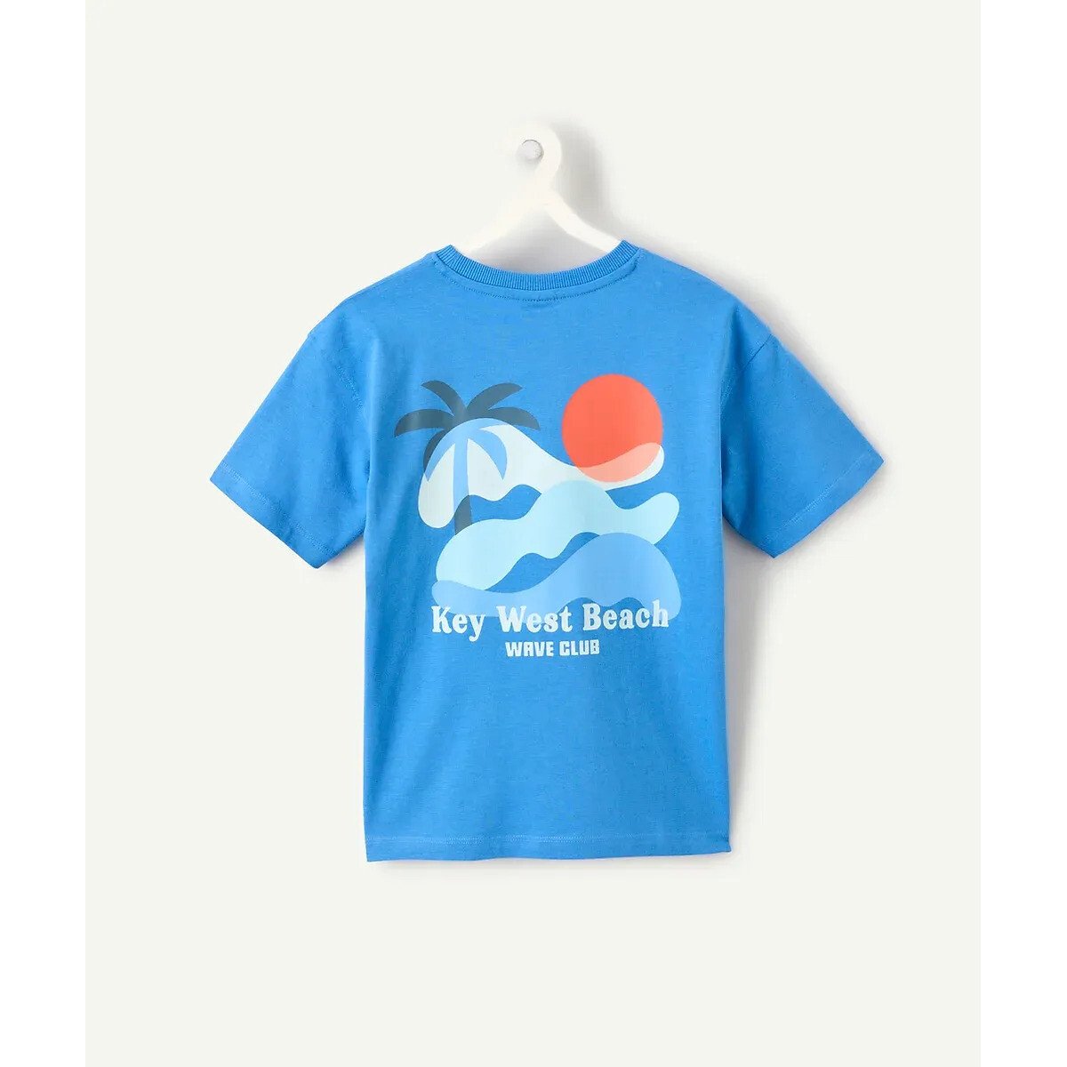 T-shirt manches courtes imprimé 3-14 ans bleu, TAPE A L'OEIL