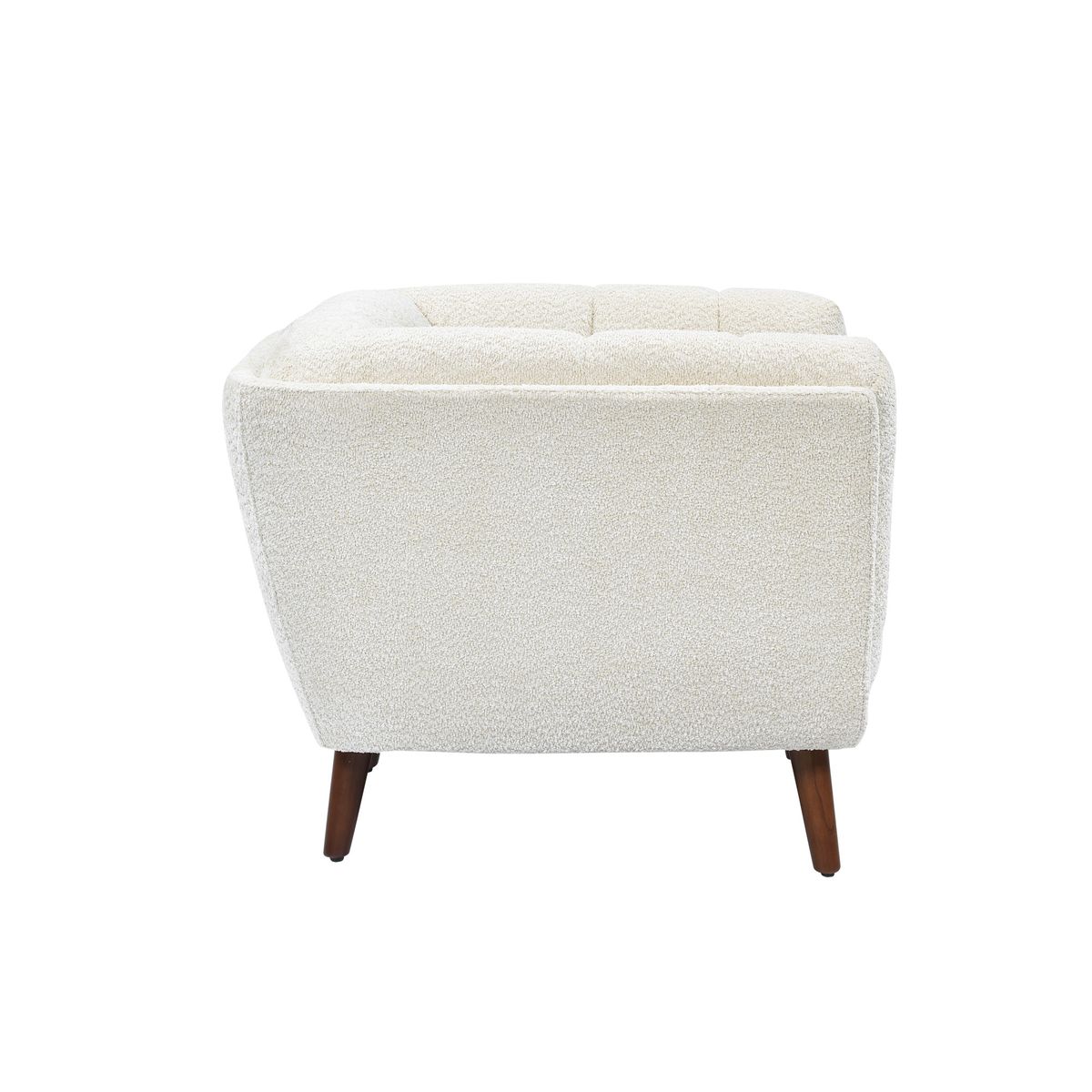Fauteuil en tissu vert BERYL beige, ZAGO