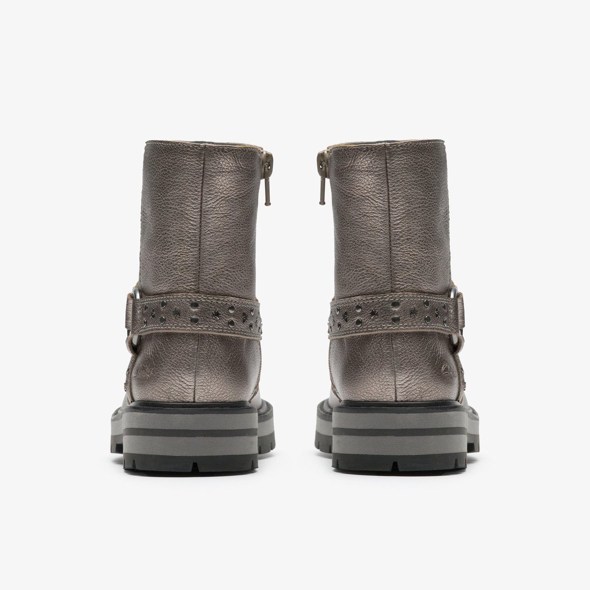 Boots Cuir PRAGUE SHINE K gris, CLARKS