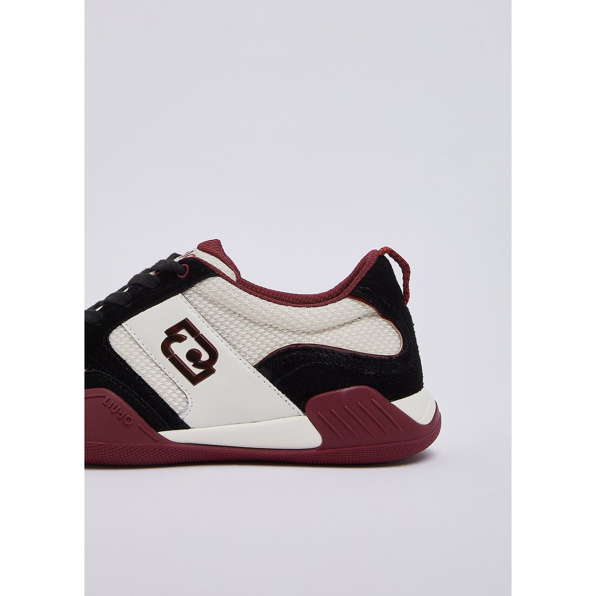 Baskets en daim et mesh blanc, LIU JO