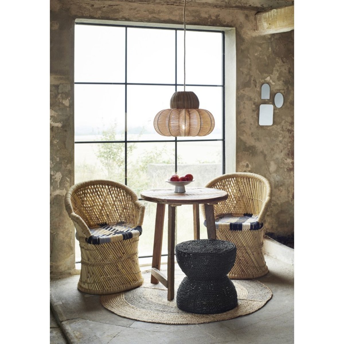Suspension ficelle et herbier marin beige, MADAM STOLTZ
