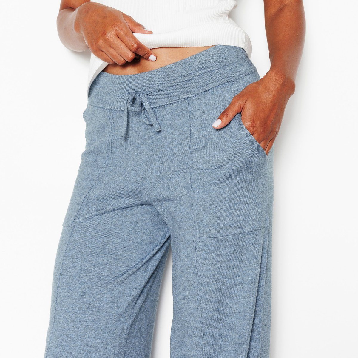 Pantalon pyjama JOLIANE bleu, ROUGEGORGE LINGERIE
