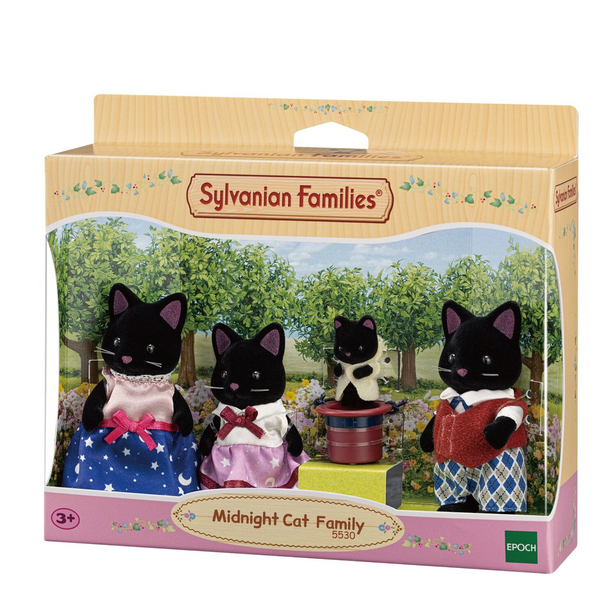 5530  La famille chat magicien autres, SYLVANIAN FAMILIES