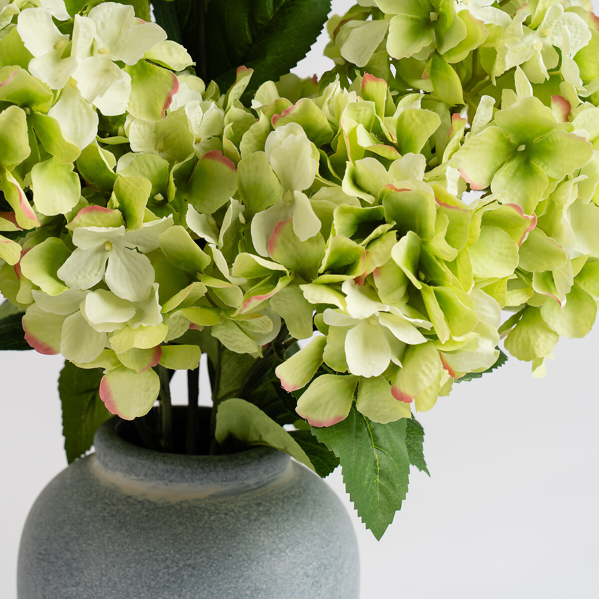 50cm Artificial Hydrangeas in Grey Vase grey, SO'HOME